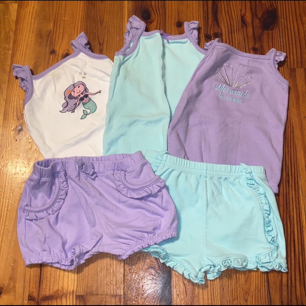 ❌SOLD❌Garanimals Mermaid Set - Size 9-12 Months